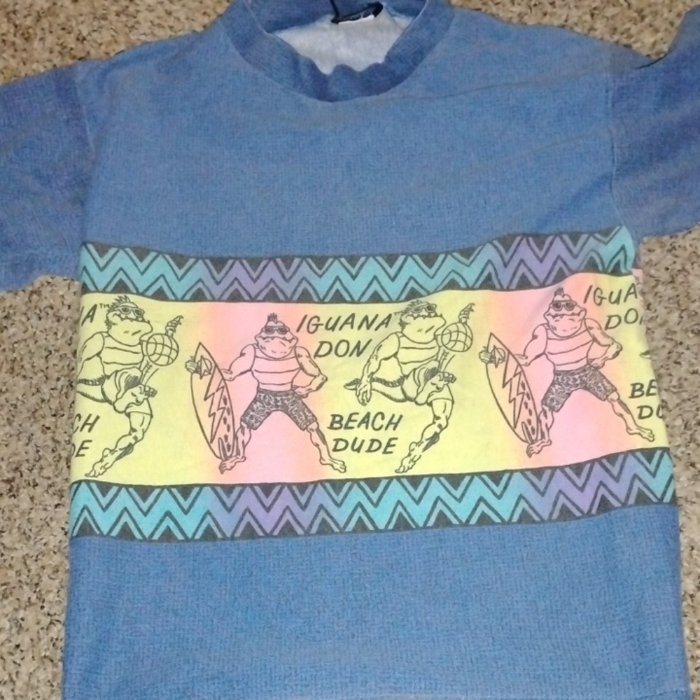 Iguana Don Beach Dude Graphic Tee